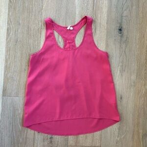 Frenchi Women's Pink Sleeveless Top Racerback Size Medium